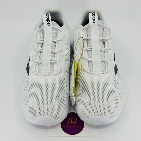 Adidas Men's Cloudfoam Comfy EL Casual Slip On Sneakers White IH3610 Size 7.5 - Picture 3 of 12